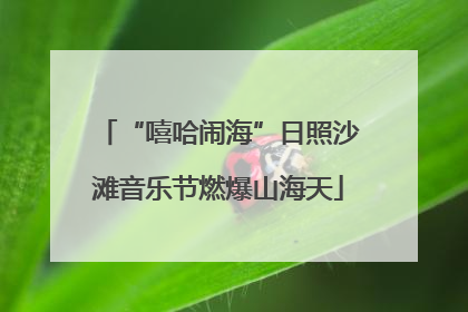 “嘻哈闹海”日照沙滩音乐节燃爆山海天