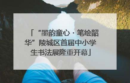 “墨韵童心・笔绘韶华”陵城区首届中小学生书法展隆重开幕