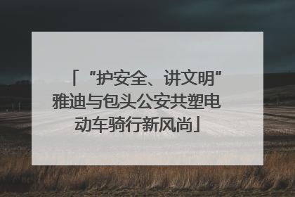 “护安全、讲文明”雅迪与包头公安共塑电动车骑行新风尚