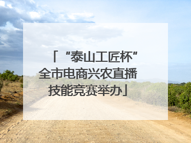 “泰山工匠杯”全市电商兴农直播技能竞赛举办