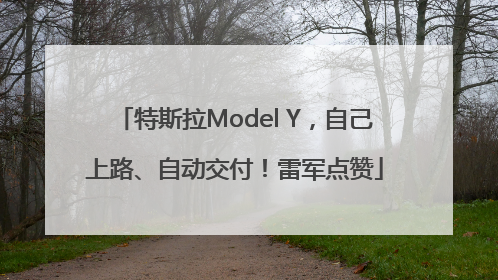 特斯拉Model Y，自己上路、自动交付！雷军点赞