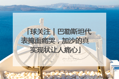 球关注｜巴勒斯坦代表掩面痛哭，加沙的真实现状让人痛心