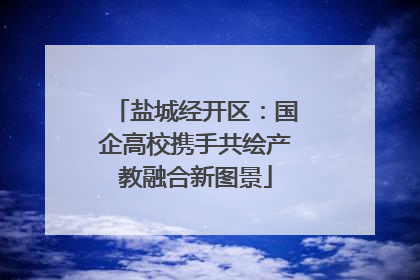 盐城经开区：国企高校携手共绘产教融合新图景