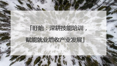 盱眙：深耕技能培训，赋能就业增收产业发展