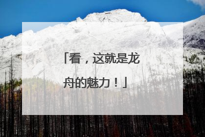 看，这就是龙舟的魅力！