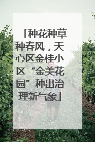 种花种草种春风，天心区金桂小区“金美花园”种出治理新气象