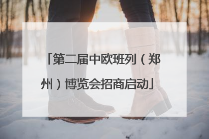 第二届中欧班列（郑州）博览会招商启动