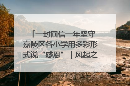 一封回信一年坚守 嘉陵区各小学用多彩形式说“感恩”｜风起之江 扶摇直上
