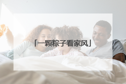 一颗粽子看家风
