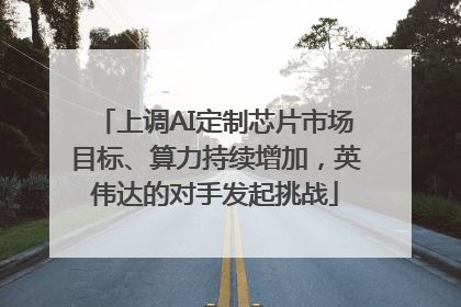 上调AI定制芯片市场目标、算力持续增加，英伟达的对手发起挑战
