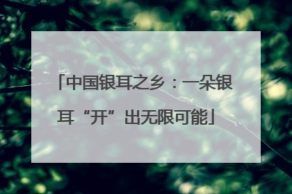 中国银耳之乡：一朵银耳“开”出无限可能