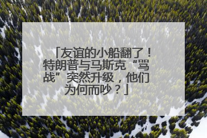 友谊的小船翻了！特朗普与马斯克“骂战”突然升级，他们为何而吵？