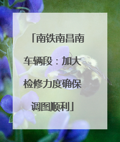 南铁南昌南车辆段：加大检修力度确保调图顺利