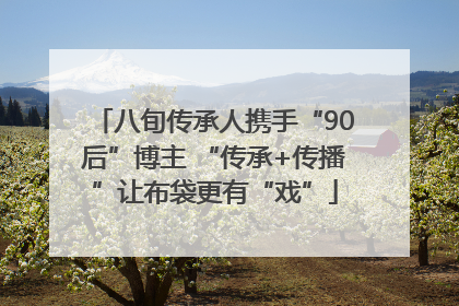 八旬传承人携手“90后”博主 “传承+传播”让布袋更有“戏”