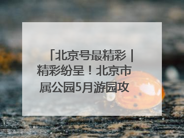 北京号最精彩｜精彩纷呈！北京市属公园5月游园攻略来啦→