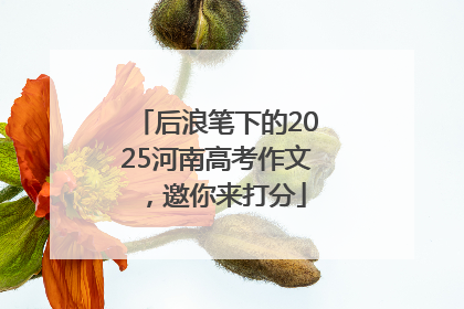 后浪笔下的2025河南高考作文，邀你来打分