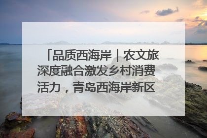品质西海岸｜农文旅深度融合激发乡村消费活力，青岛西海岸新区的乡村振兴实践