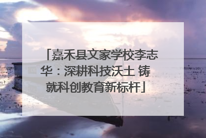 嘉禾县文家学校李志华：深耕科技沃土 铸就科创教育新标杆