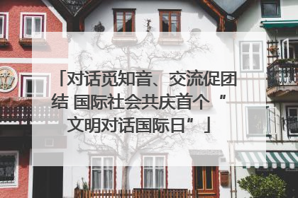 对话觅知音、交流促团结 国际社会共庆首个“文明对话国际日”