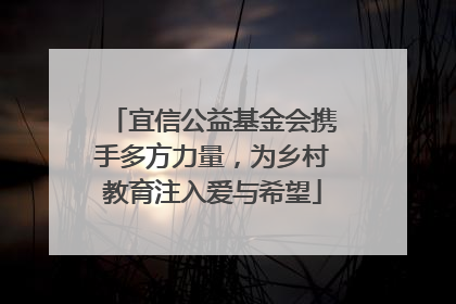 宜信公益基金会携手多方力量，为乡村教育注入爱与希望