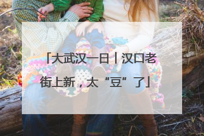 大武汉一日︱汉口老街上新，太“豆”了