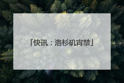 快讯：洛杉矶宵禁