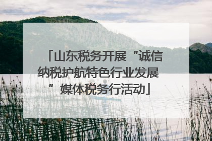 山东税务开展“诚信纳税护航特色行业发展”媒体税务行活动