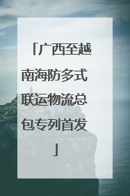 广西至越南海防多式联运物流总包专列首发