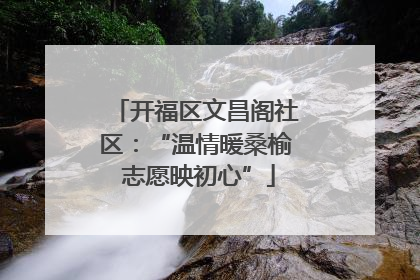 开福区文昌阁社区：“温情暖桑榆 志愿映初心”