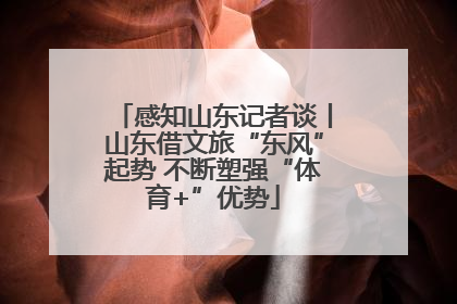 感知山东记者谈丨山东借文旅“东风”起势 不断塑强“体育+”优势