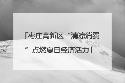 枣庄高新区“清凉消费”点燃夏日经济活力