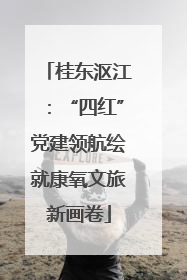 桂东沤江：“四红”党建领航绘就康氧文旅新画卷