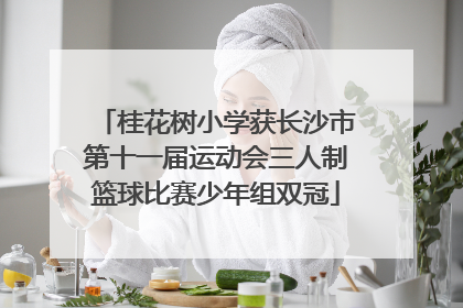 桂花树小学获长沙市第十一届运动会三人制篮球比赛少年组双冠
