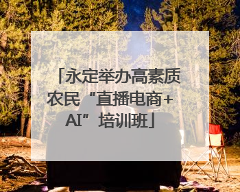 永定举办高素质农民“直播电商+AI”培训班