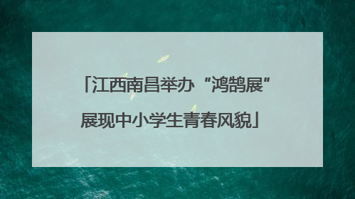 江西南昌举办“鸿鹄展” 展现中小学生青春风貌