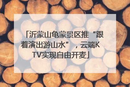 沂蒙山龟蒙景区推“跟着演出游山水”，云端KTV实现自由开麦