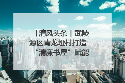 清风头条｜武陵源区青龙垭村打造“清廉书屋”赋能乡村振兴新风尚
