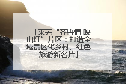 莱芜“齐鲁情 映山红”片区：打造全域景区化乡村、红色旅游新名片