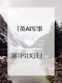 英AI军事演习引关注