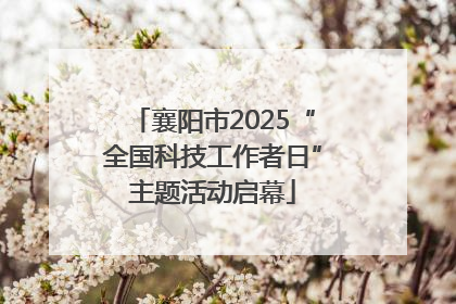 襄阳市2025“全国科技工作者日”主题活动启幕