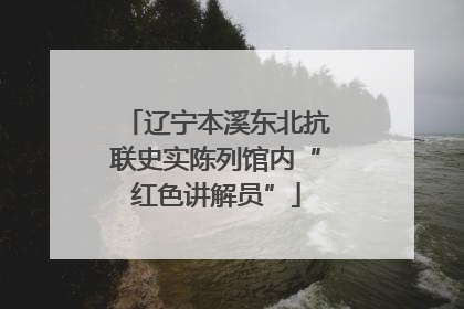 辽宁本溪东北抗联史实陈列馆内“红色讲解员”
