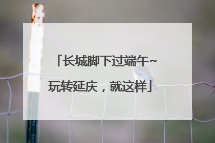 长城脚下过端午~玩转延庆，就这样
