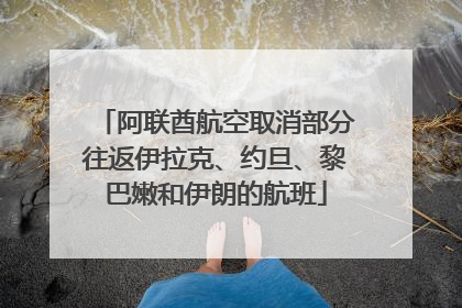 阿联酋航空取消部分往返伊拉克、约旦、黎巴嫩和伊朗的航班