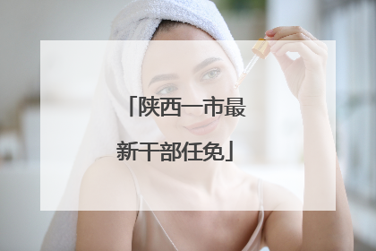 陕西一市最新干部任免