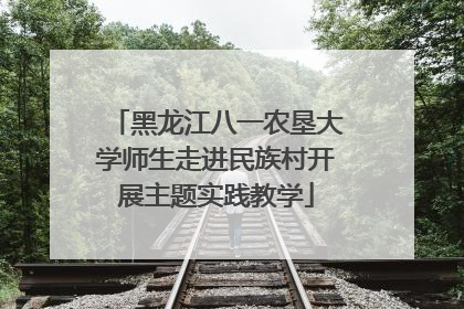 黑龙江八一农垦大学师生走进民族村开展主题实践教学