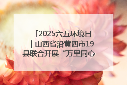 2025六五环境日｜山西省沿黄四市19县联合开展“万里同心，共护黄河”环保志愿者助力一泓清水入黄河公益活动