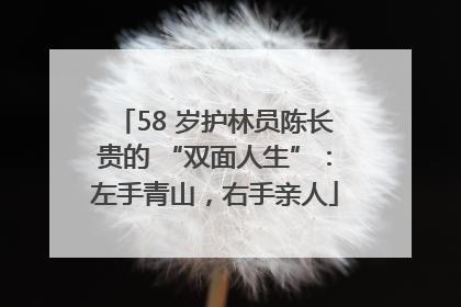 58 岁护林员陈长贵的 “双面人生”：左手青山，右手亲人
