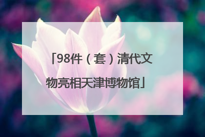 98件（套）清代文物亮相天津博物馆